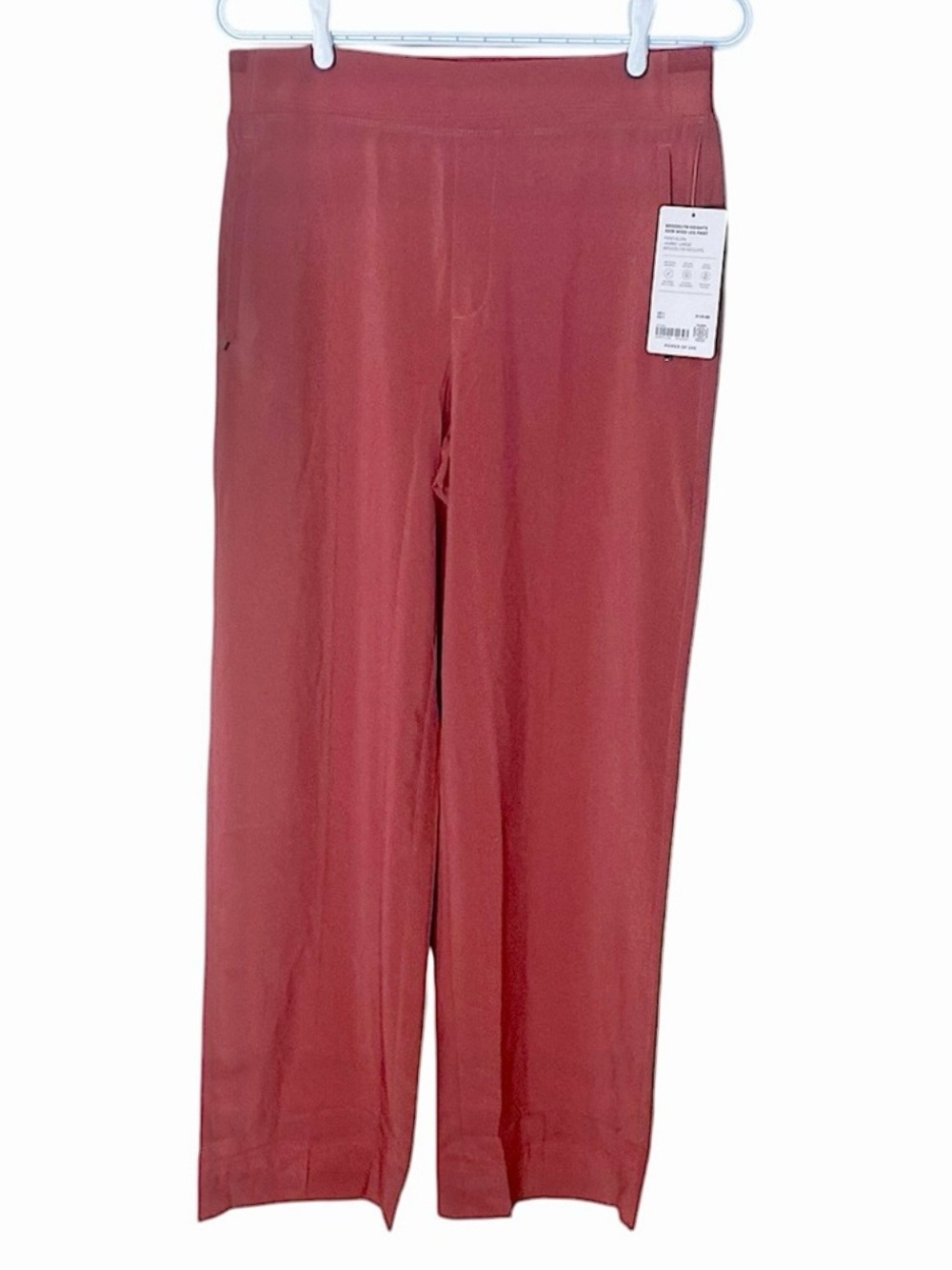 ATHLETA New Brooklyn Heights Wide Leg Trouser Pants Rose Pink Size 8 - Picture 3 of 14